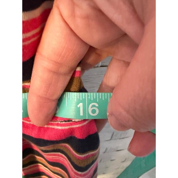 Fossil womens mini dress straight short sleeve travel drawstring pockets colorfu - Picture 8 of 10